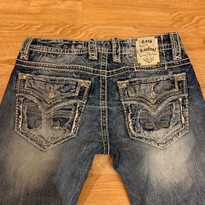 Rock Revival Men’s Jeans Nearly New Condition.